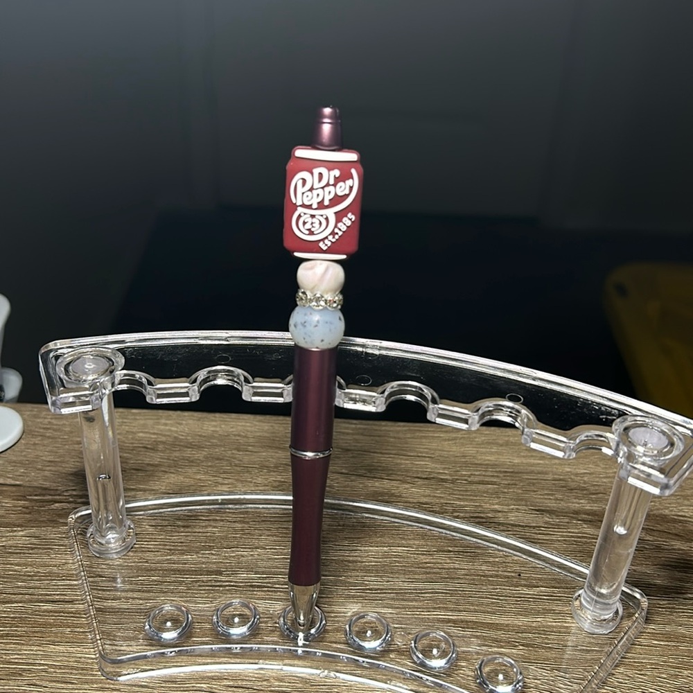 Dr. Pepper Beaded Pen 1 Of 1